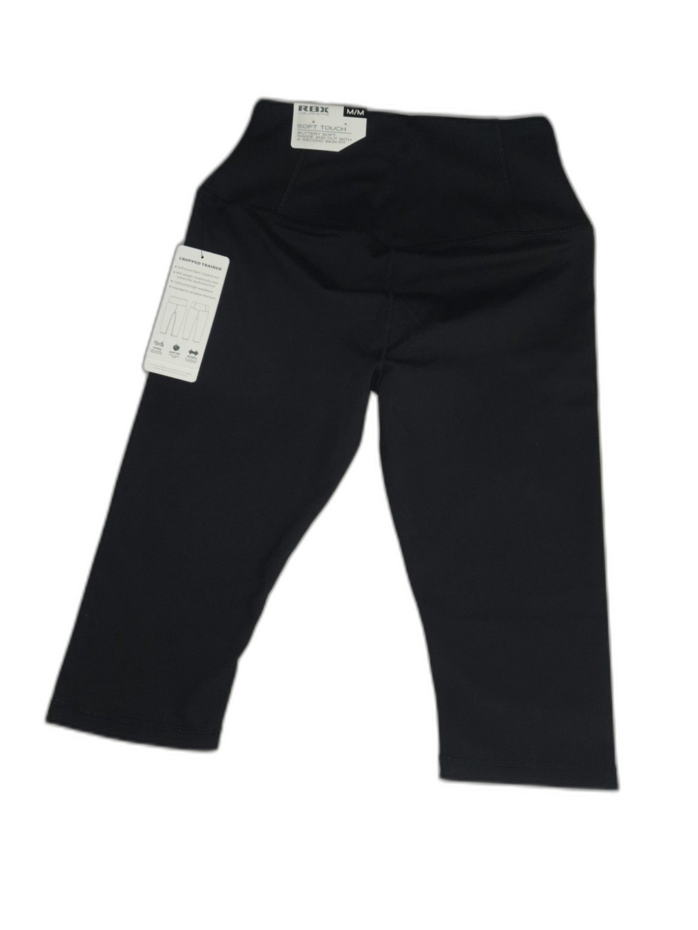 RBX Active Soft Touch Capri Leggings Size M Medium Black High Waist NWT $59 - Picture 12 of 12